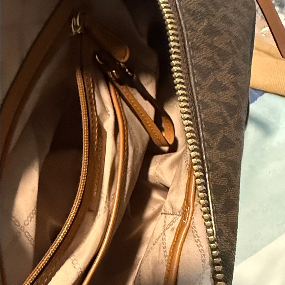 Michael Kors Two-Tone Shoulder Bag - Picture 4 of 10